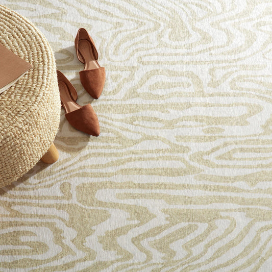 Amber Natural Machine Washable Rug Machine Washable Rug