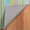Aquinnah Ticking Multi Machine Washable Rug WASHABLE
