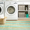 Aquinnah Ticking Multi Machine Washable Rug WASHABLE