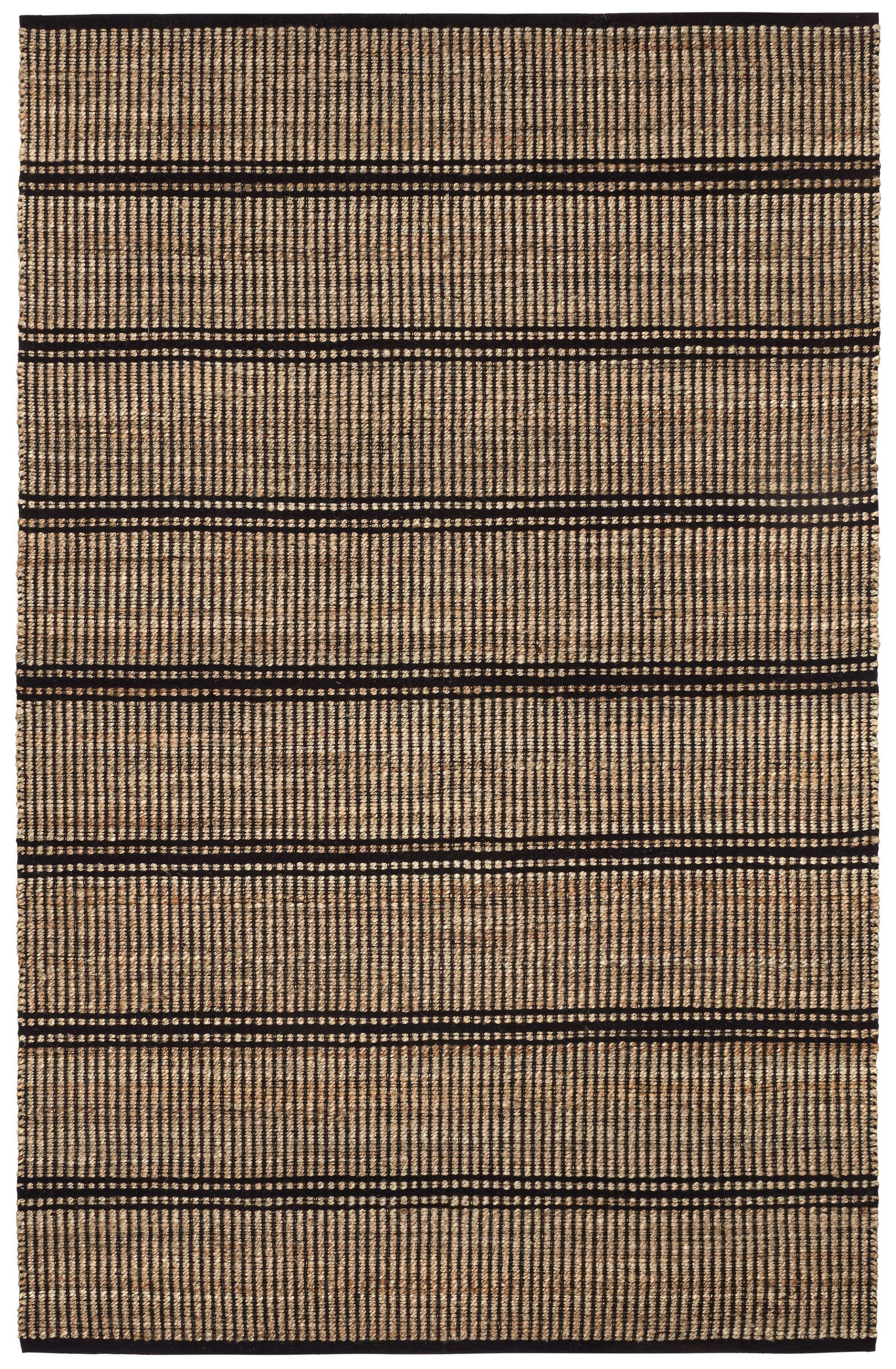 Arbor Black Handwoven Jute Rug