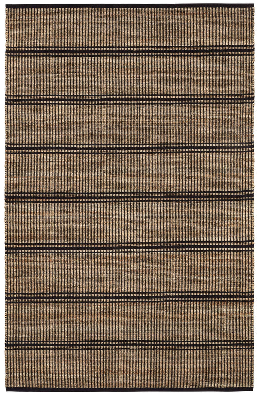 Arbor Black Handwoven Jute Rug