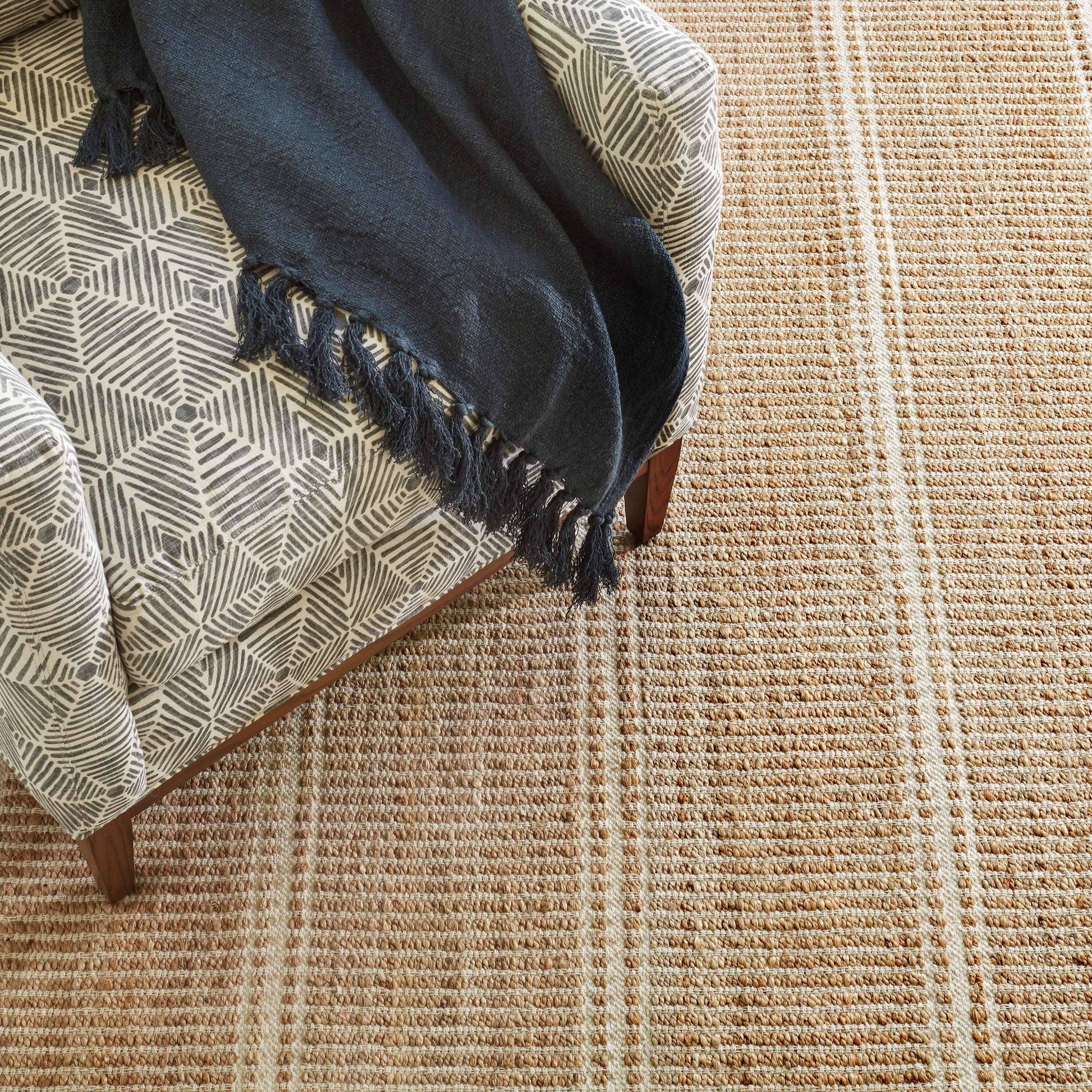 Arbor Ivory Handwoven Jute Rug Rugs