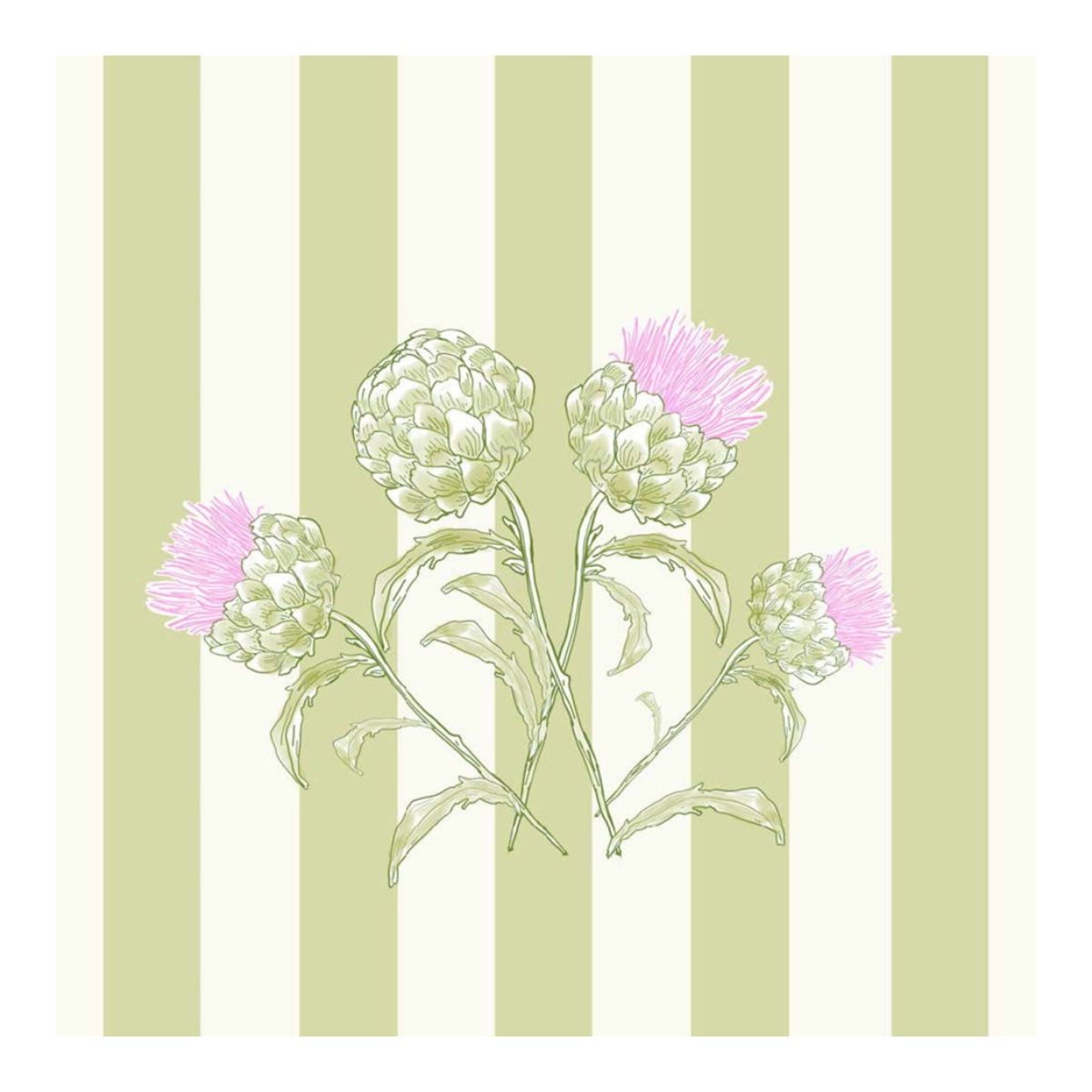 Artichaut- Paviot Dinner Napkin Kitchen