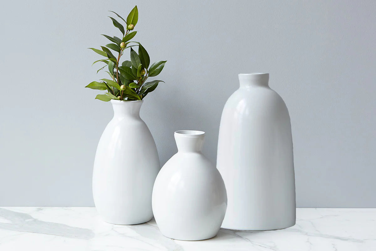 Artisanal Glass Vase - Stone Vases & Planters 