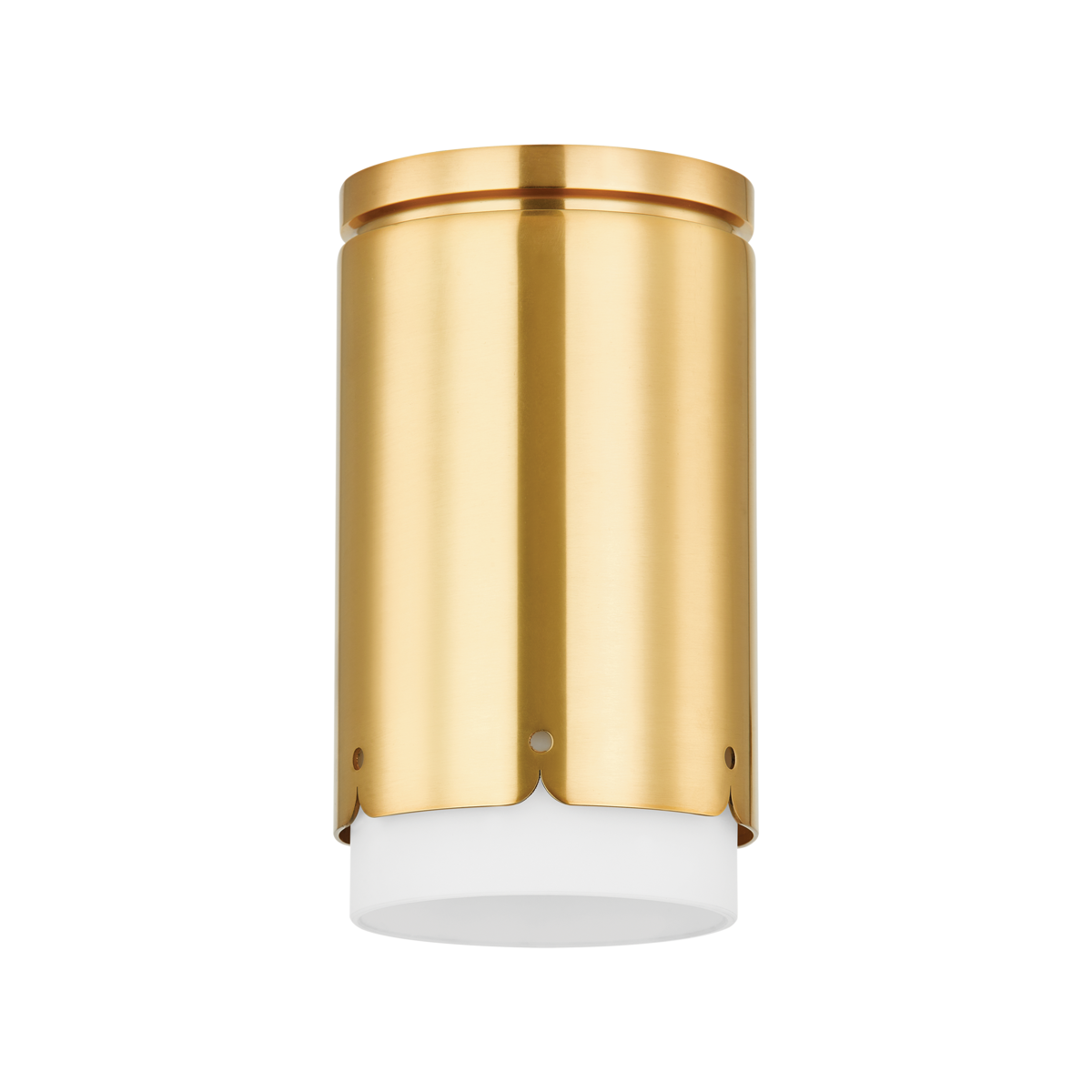 Asa Flush Mount Flush Mount Aged Brass