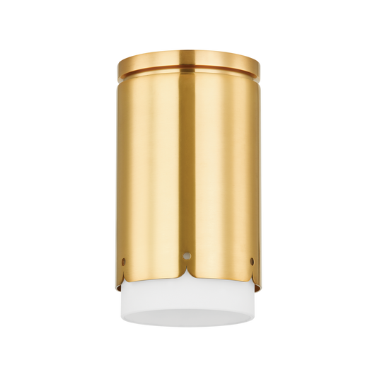 Asa Flush Mount Flush Mount Aged Brass