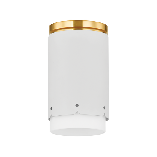 Asa Flush Mount Flush Mount Aged Brass/Soft White
