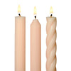 Assorted Pale Pink Taper Candles & Home Fragrance