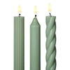 Assorted Sage Green Taper Candles & Home Fragrance