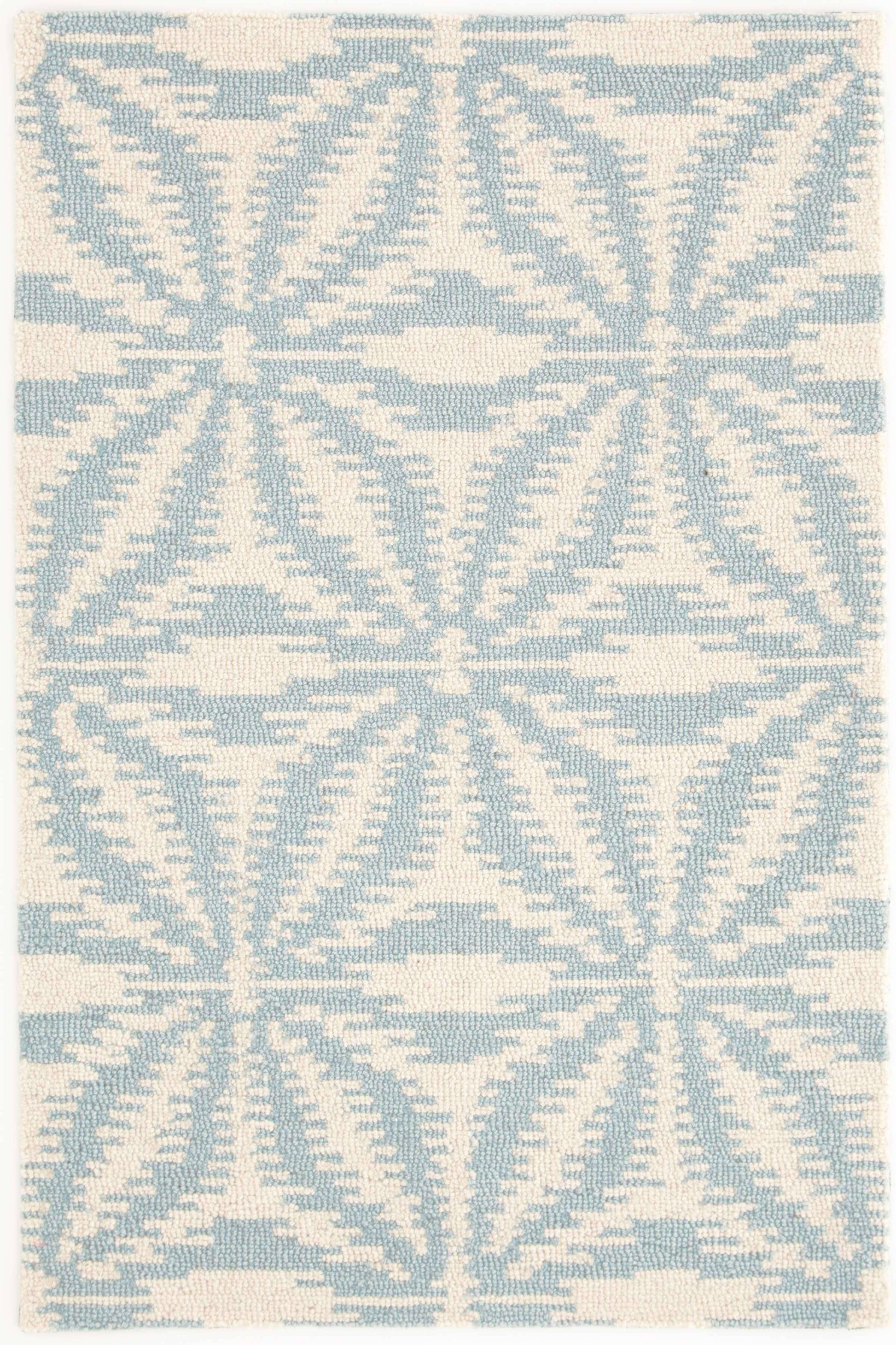 Aster Sky Hand Micro Hooked Wool Rug