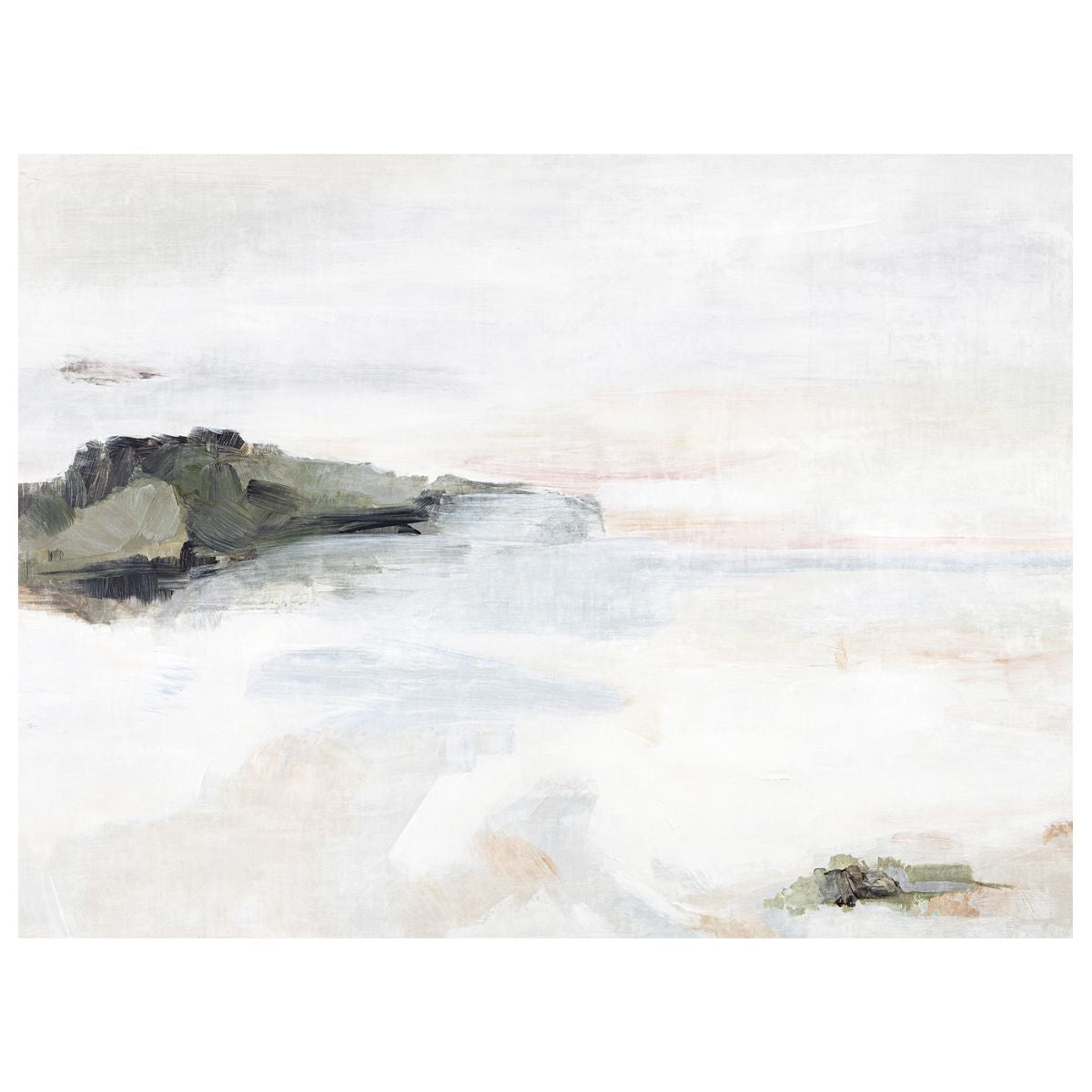 Bay Tides Framed Art Gallery Wrap Canvas