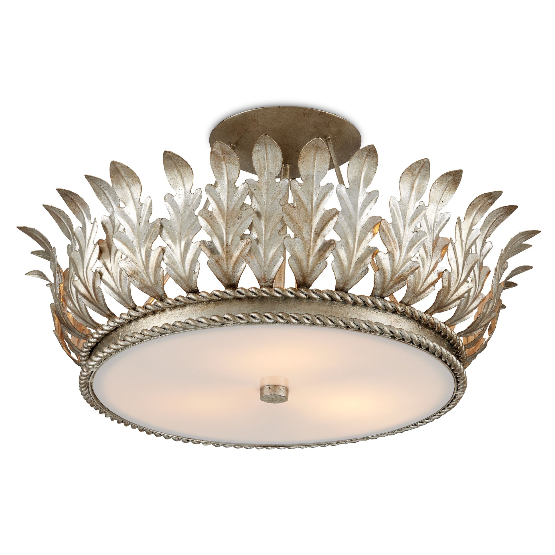 Biddulph Silver Semi-Flush Mount Semi-Flush Mounts
