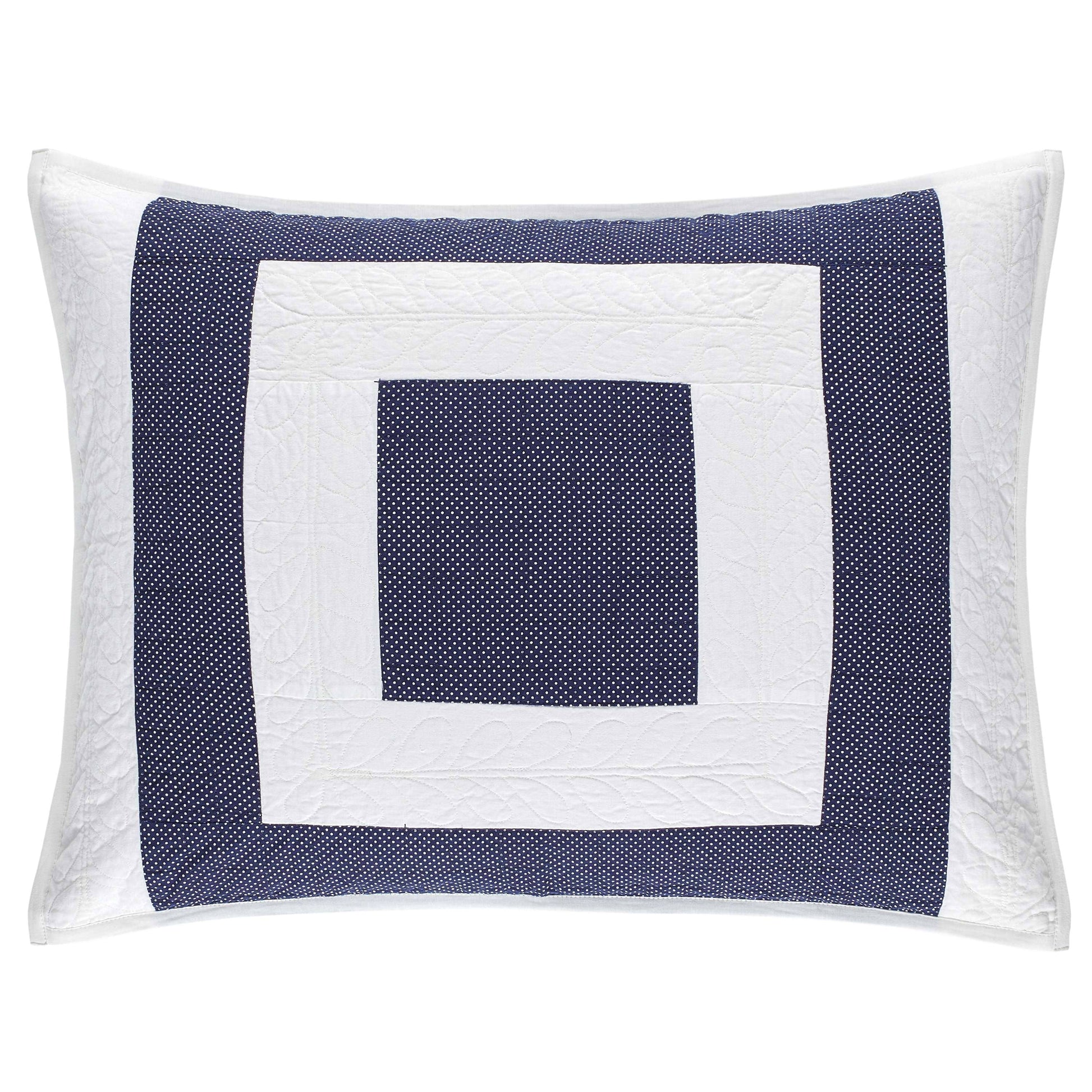 Birch Point Navy Quilted Sham Shams & Pillowcases