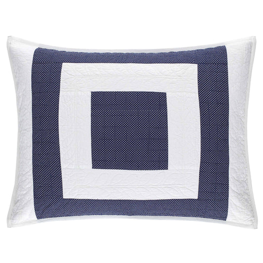 Birch Point Navy Quilted Sham Shams & Pillowcases