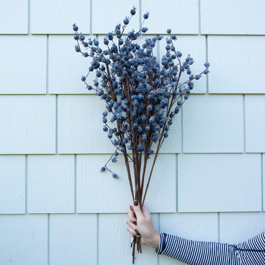 Blueberry Spray - 24" Greenery