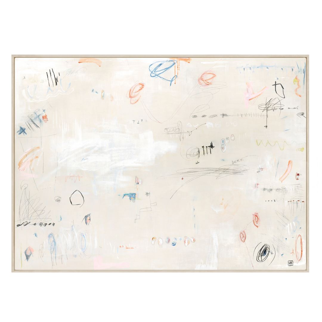 BONBON - Framed Canvas Framed Art