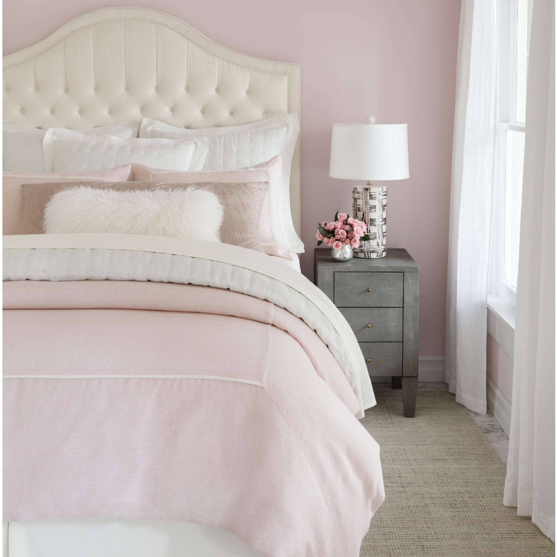 Brussels Ivory Quilted Sham Shams & Pillowcases