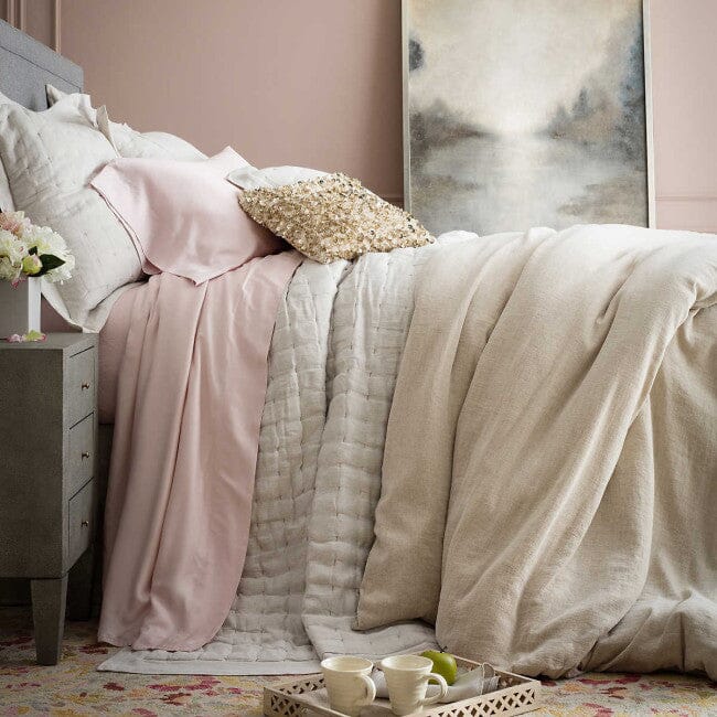 Brussels Natural Quilted sham Shams & Pillowcases