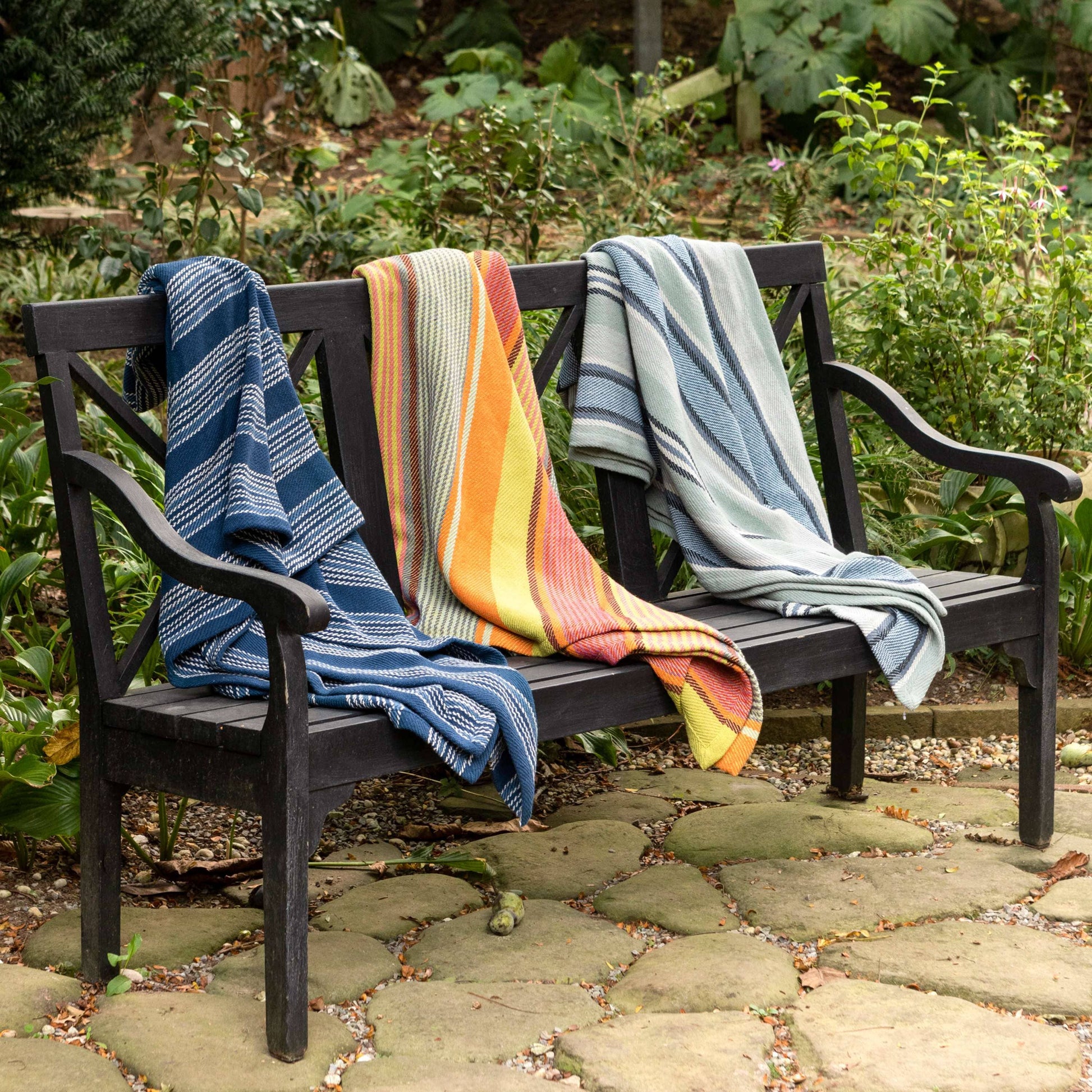 Cameroon Woven Cotton Throw Throws