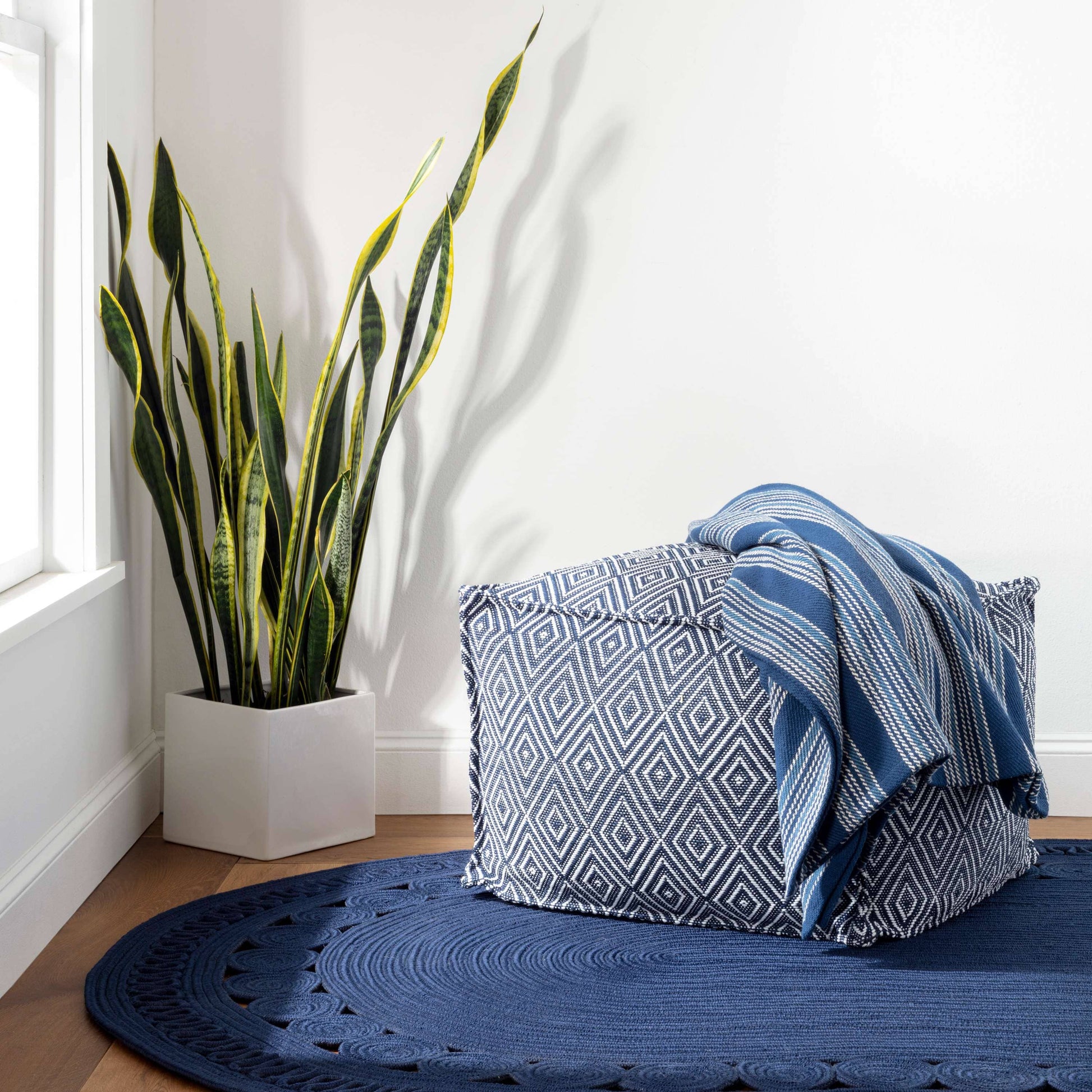 Cameroon Woven Cotton Throw Throws