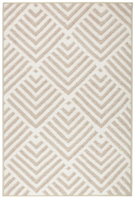 Cleo Cement Machine Washable Rug Machine Washable Rug