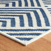 Cleo Navy Machine Washable Rug Machine Washable Rug