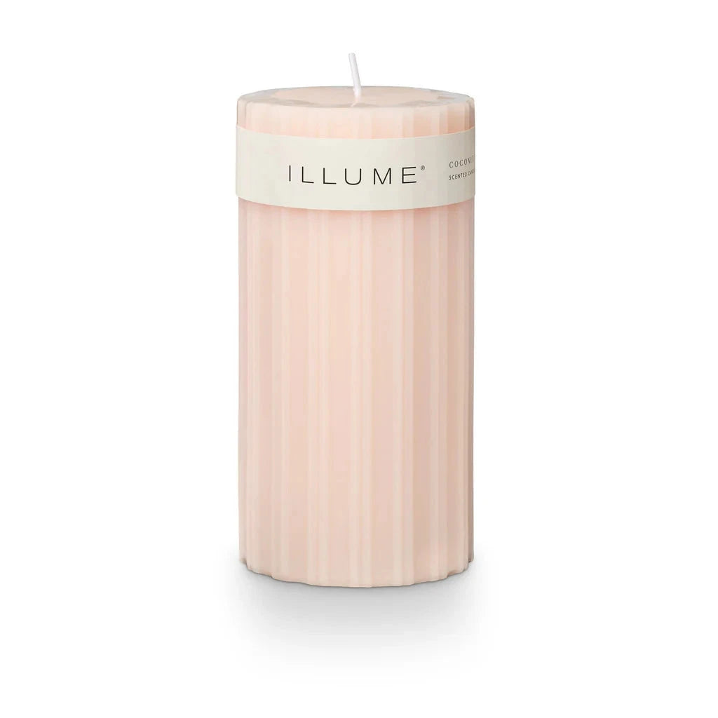 Coconut Milk Mango Pillar Candle Candles & Home Fragrance