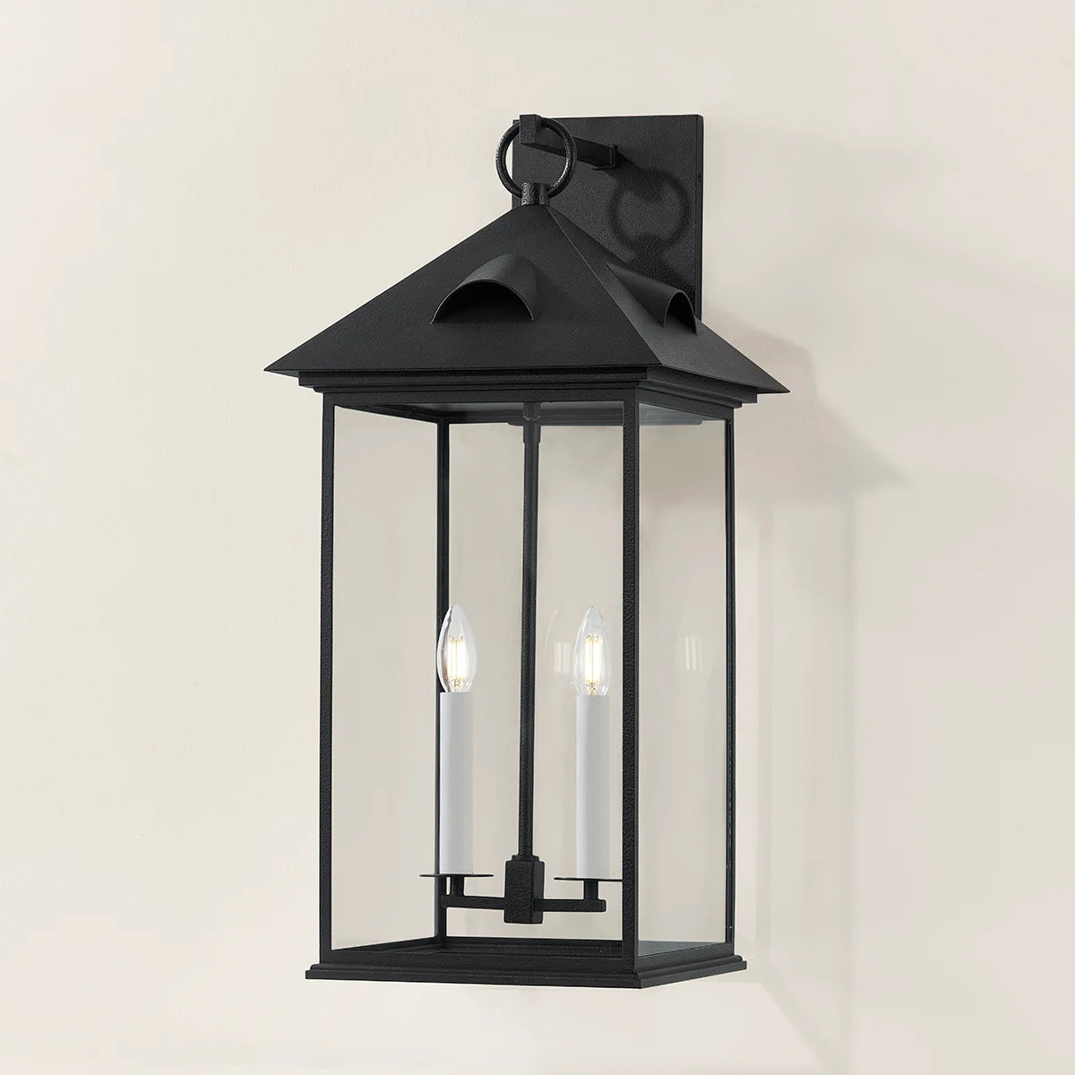 Corning Exterior Wall Sconce Double Large Exterior