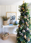 Dark Blue Mercury Glass Ornament Objects & Accents