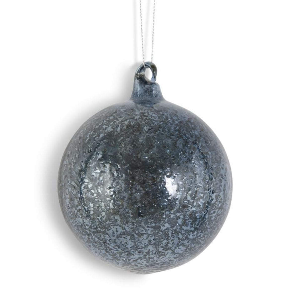 Dark Blue Mercury Glass Ornament Objects & Accents