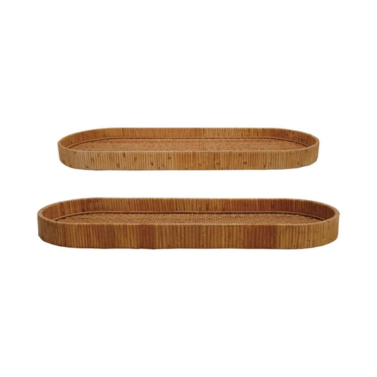 Decorative Rattan Tray Vases & Planters