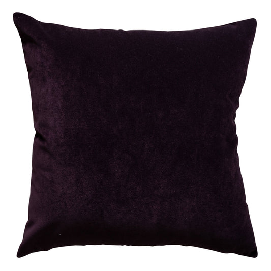 Eggplant Prima Velvet Pillow Pillows