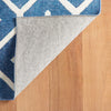 Elizabeth Navy Machine Washable Rug Machine Washable Rug