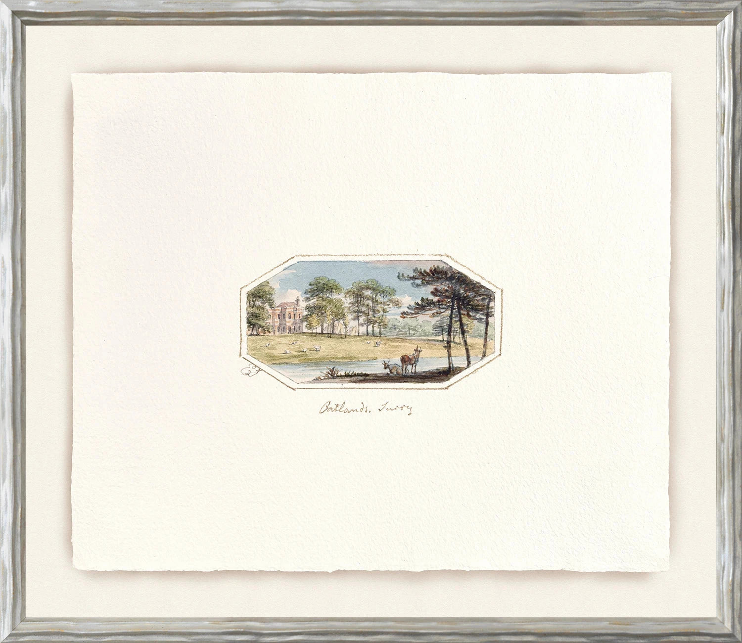 English Watercolours VII C. 1790 Framed Art