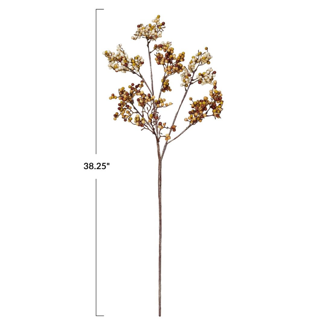 Faux Berry Stem Greenery