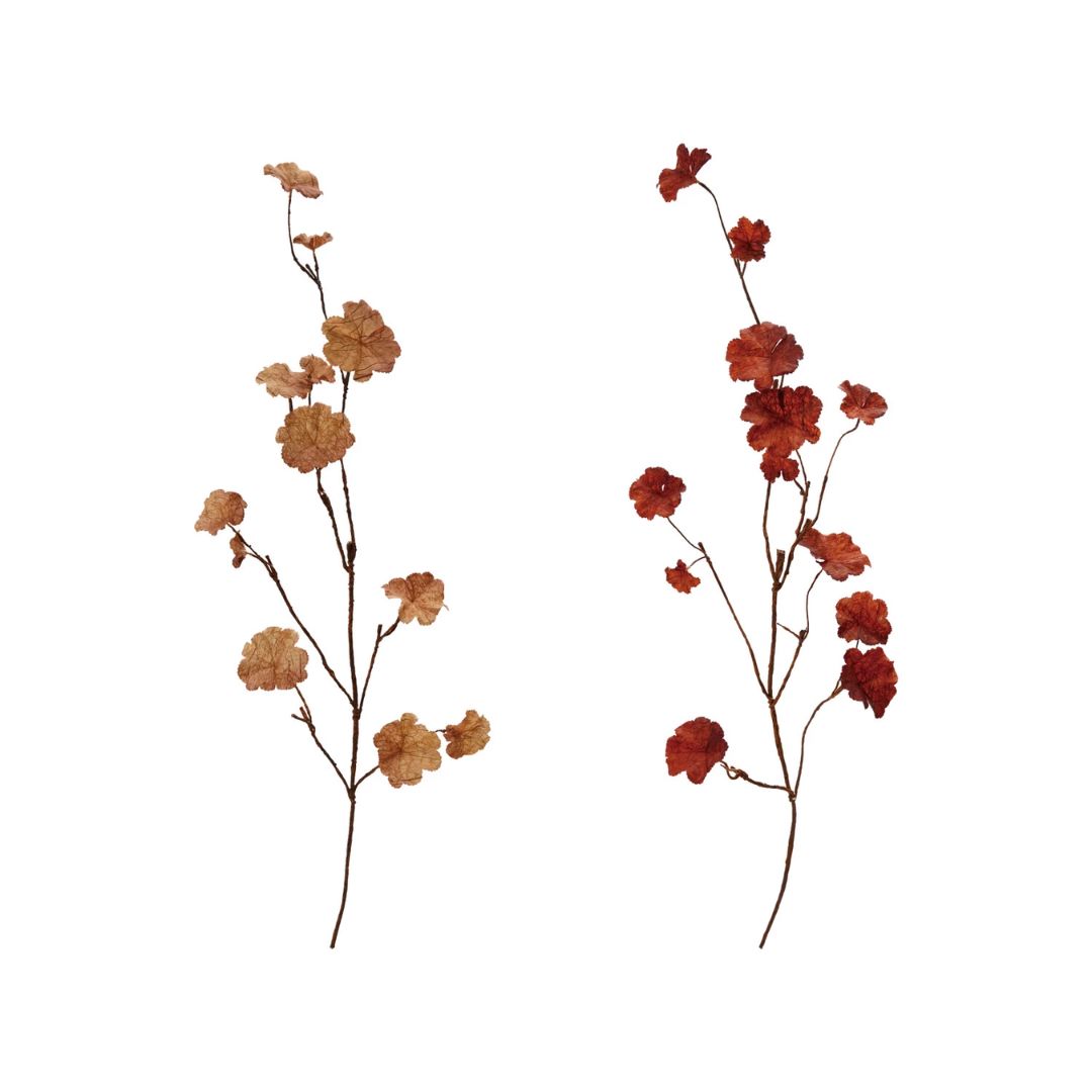 Faux Leaf Branch Greenery