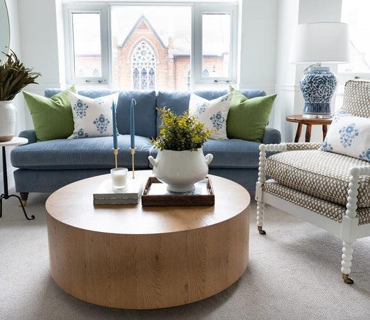 Floor Model - Stephen Sofa, Prima Velvet Pond
