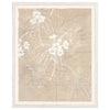Floral Pattern on Parchment I Framed Art
