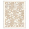 Floral Pattern on Parchment IV Framed Art