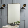 Franco Gold Metal Mirror Mirrors