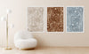 Frond Gestures I- Framed Canvas Framed Art