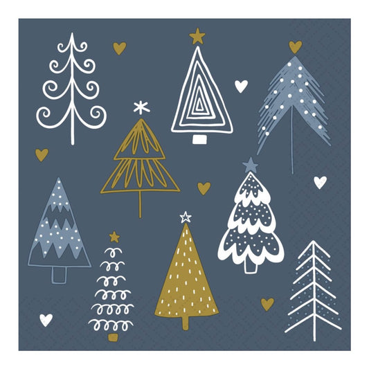 Fun Trees- Luncheon Napkin Kitchen