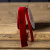 Garnet Red Velvet Ribbon Objects & Accents
