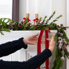 Garnet Red Velvet Ribbon Objects & Accents