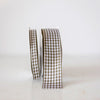 Gingham Olive Ribbon Holiday Decor Kitchen