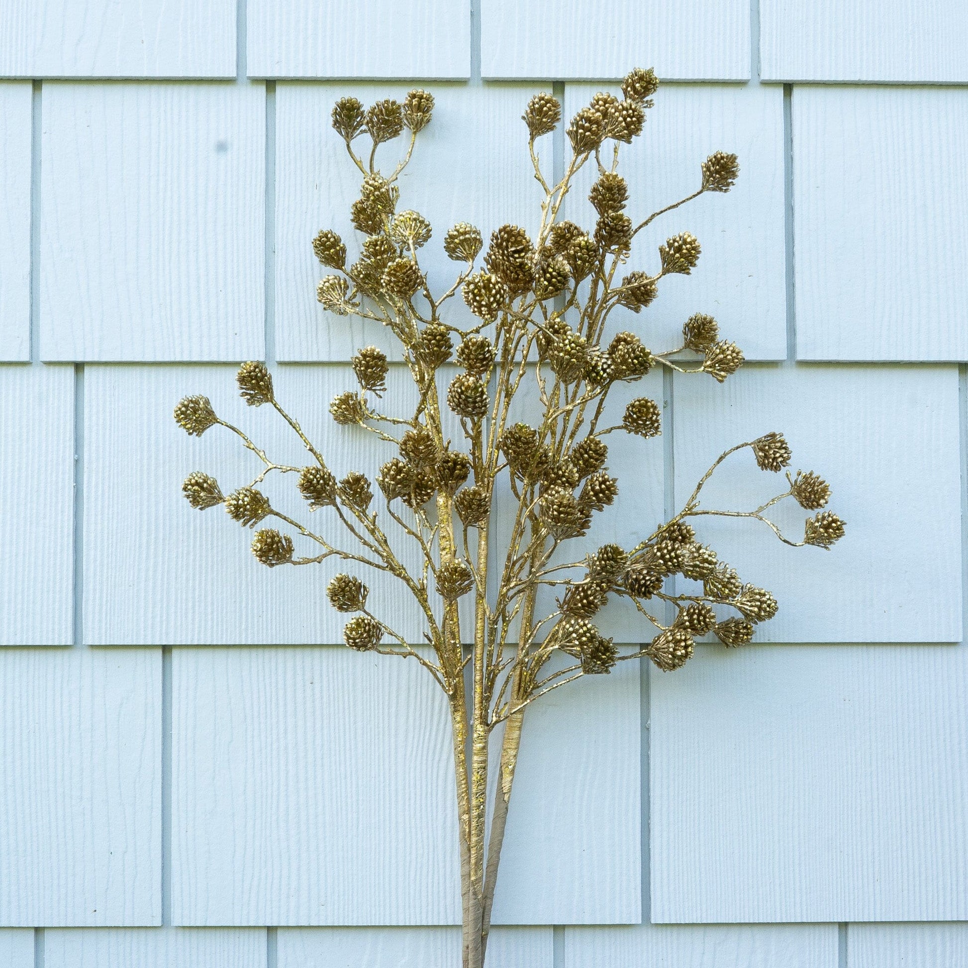 Gold Pinecone Stem - 28" Objects & Accents