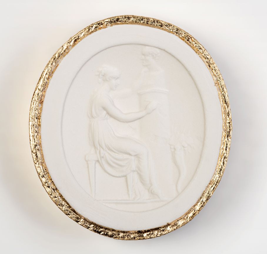 Grand Tour Intaglio IV, C. 1840 Framed Art