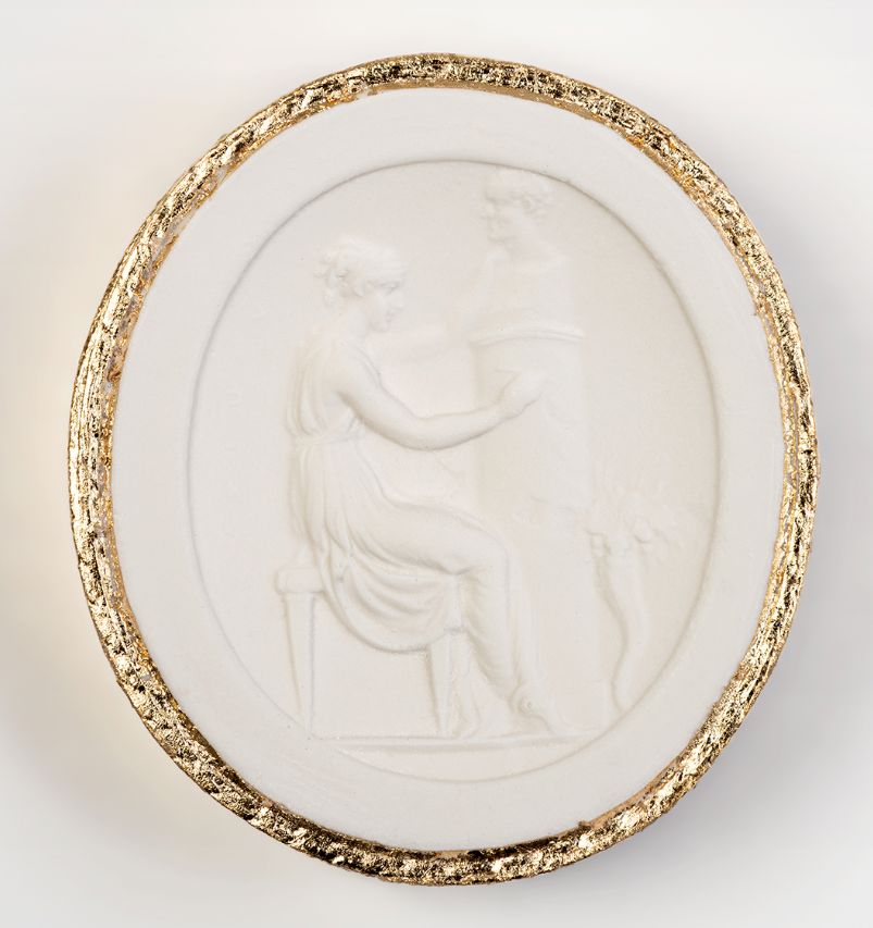 Grand Tour Intaglio IX, C. 1840 Framed Art