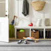 Gunner Stripe Grey Machine Washable Rug WASHABLE