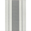 Gunner Stripe Grey Machine Washable Rug WASHABLE